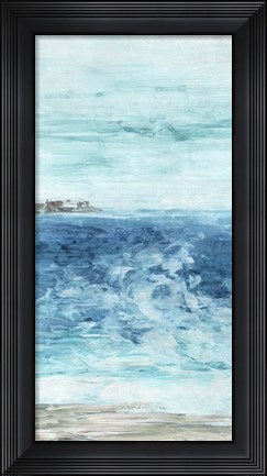 Framed Crashing Waves II Print