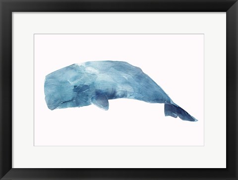 Framed Whale Print