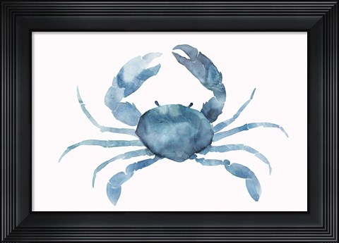 Framed Blue Crab Print