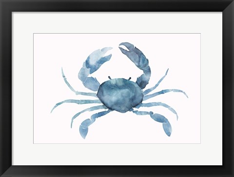 Framed Blue Crab Print