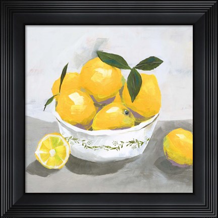 Framed Lemons Print