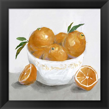 Framed Oranges Print