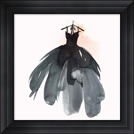 Framed Little Black Dress I Print