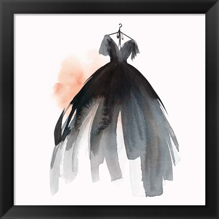 Framed Little Black Dress II Print