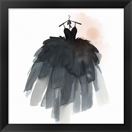 Framed Little Black Dress III Print