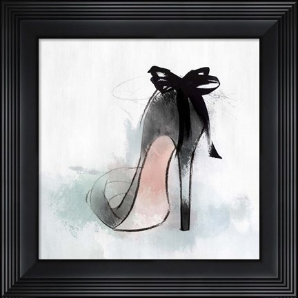 Framed Ribbon Heel Print