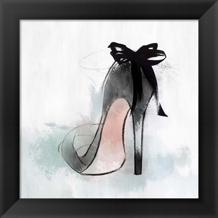 Framed Ribbon Heel Print