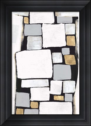 Framed Stacks II Print