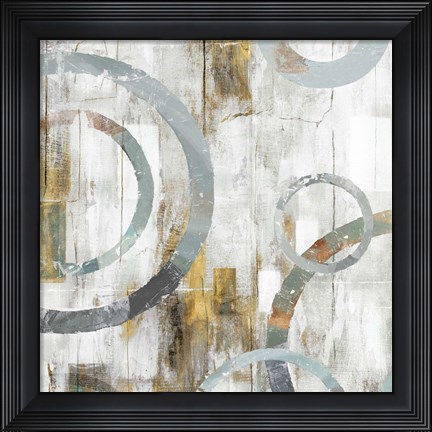 Framed Swirls I Print
