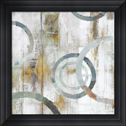 Framed Swirls II Print