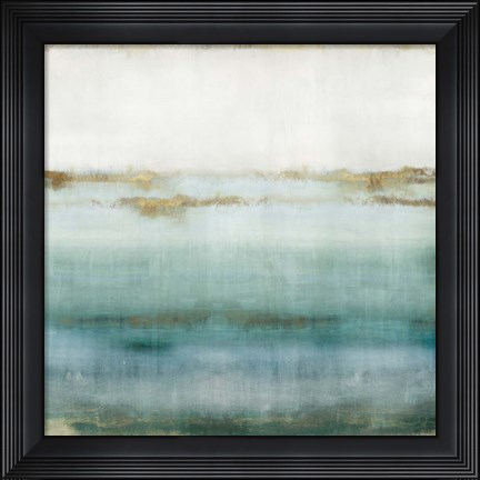 Framed Cerulean Haze I Print