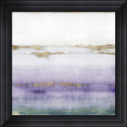 Framed Cerulean Haze I Violet Version Print