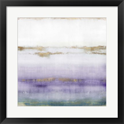 Framed Cerulean Haze I Violet Version Print