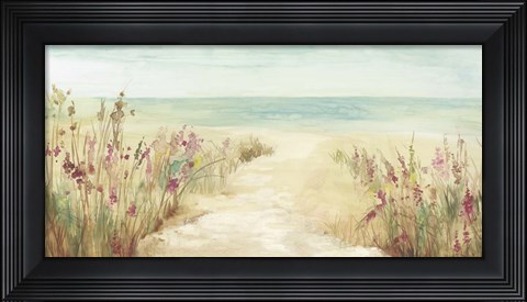 Framed By The Beach Print