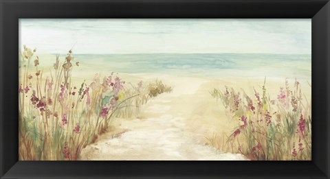 Framed By The Beach Print