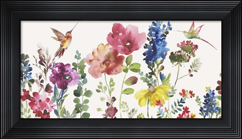 Framed Garden Rumble Print