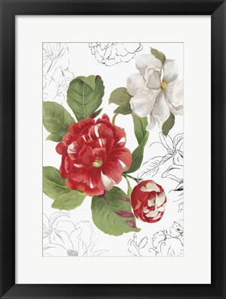 Framed Florecer I Print