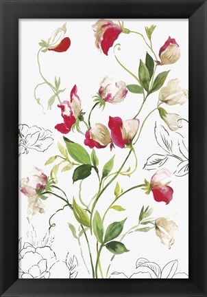Framed Florecer II Print