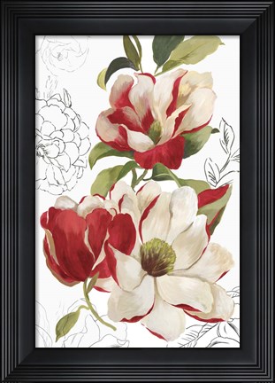 Framed Florecer III Print