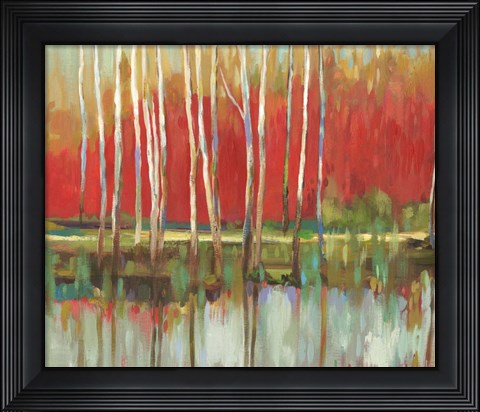 Framed Crimson Tides Print