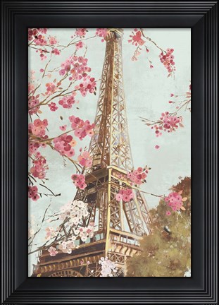 Framed Paris in the Spring I Print