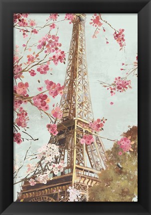 Framed Paris in the Spring I Print