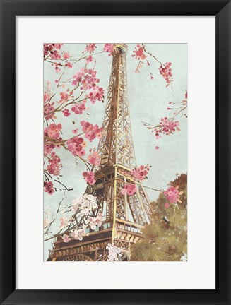 Framed Paris in the Spring I Print