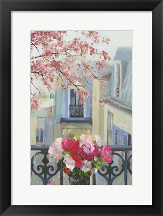 Framed Paris in the Spring II Print