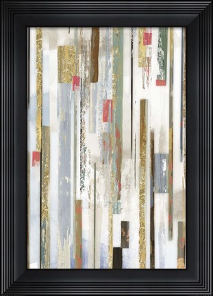 Framed Linear Lines Print