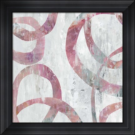 Framed Pink Rings Print