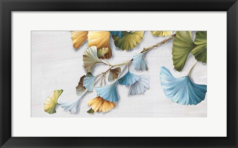 Framed Romantic Gingko II Print
