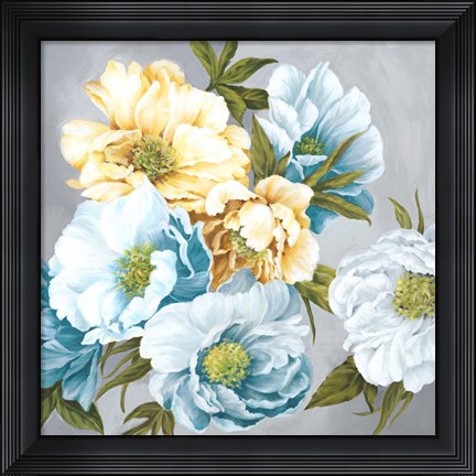 Framed Chic Peony III Print
