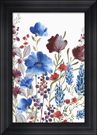 Framed Willowherb I Print