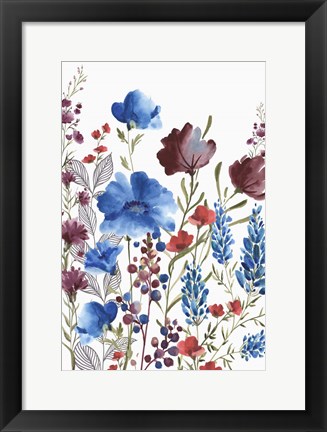 Framed Willowherb I Print