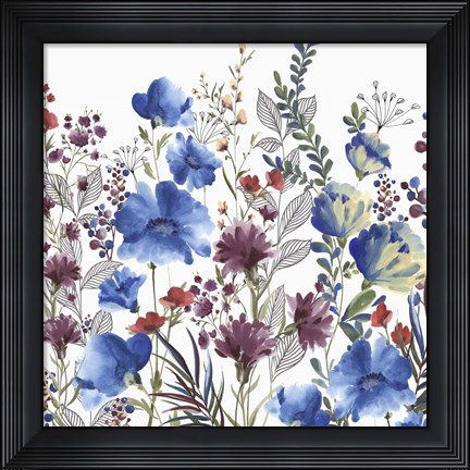 Framed Willowherb II Print