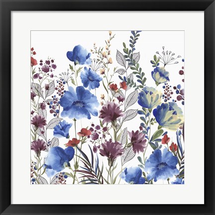 Framed Willowherb II Print