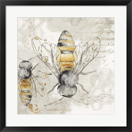 Framed Queen Bee I Print