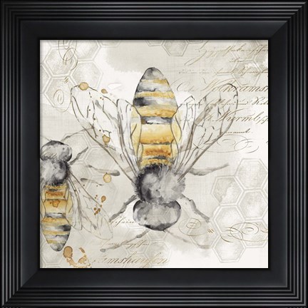 Framed Queen Bee I Print