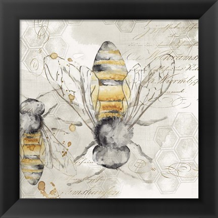 Framed Queen Bee I Print