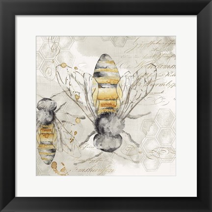 Framed Queen Bee I Print