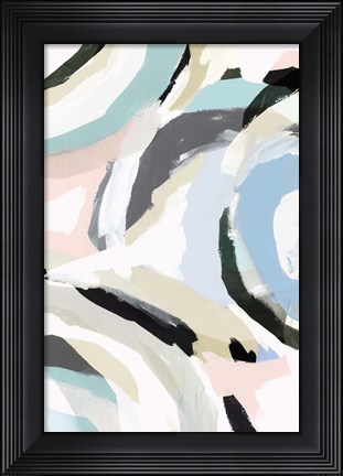 Framed Blue Galore II Print