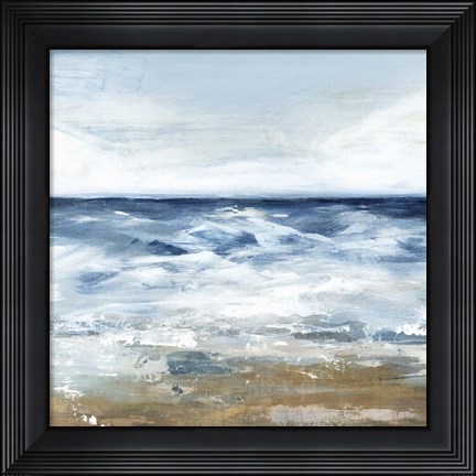 Framed Blue Ocean II Print