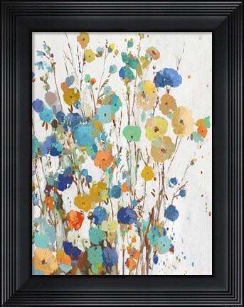 Framed Spring Garden I Print