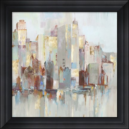 Framed City Escape I Print