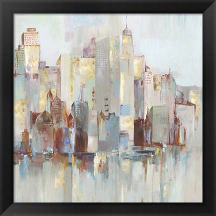Framed City Escape I Print