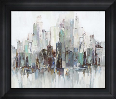 Framed City Escape II Print
