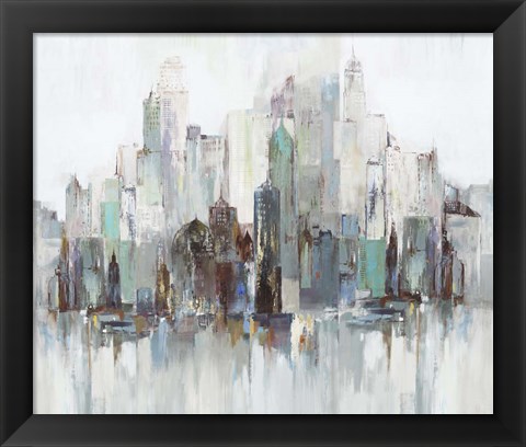 Framed City Escape II Print