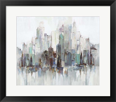 Framed City Escape II Print