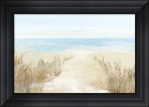 Framed Sunny Beach I Print