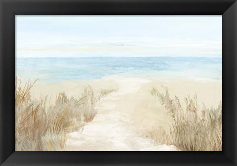 Framed Sunny Beach I Print